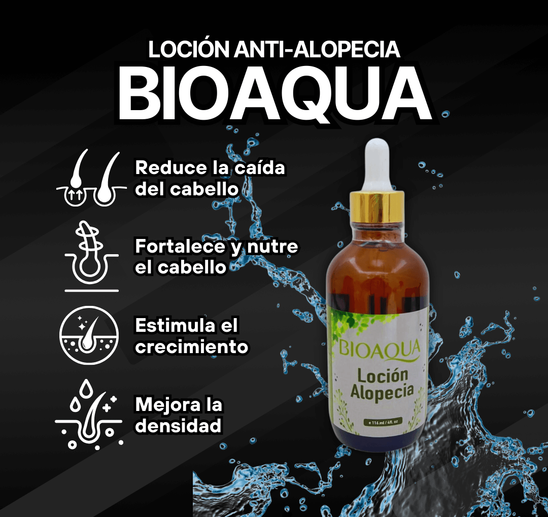 Tónico Capilar Bioaqua – Loción Restauradora y Crecimiento